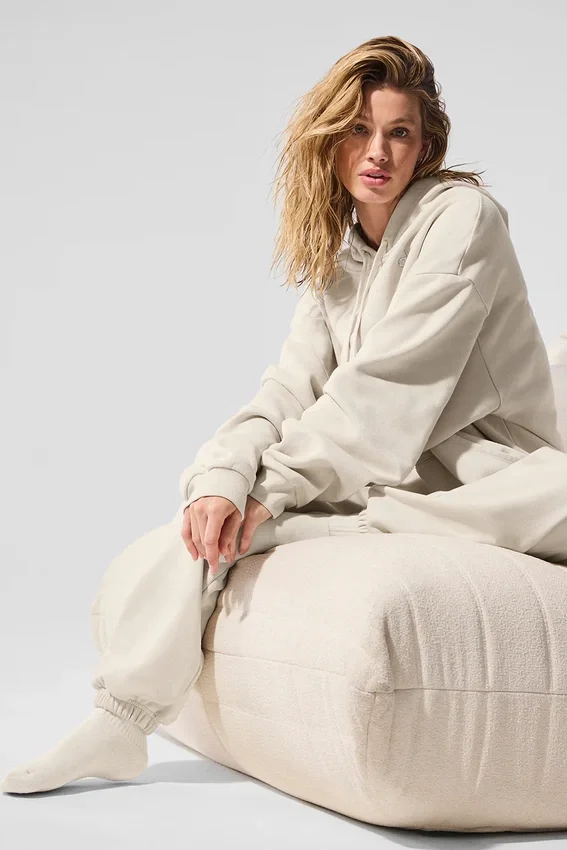 Sweat à capuche Accolade - Beige