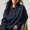Sweat à capuche Accolade - Bleu marine