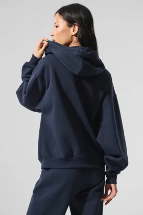 Sweat à capuche Accolade – Bleu marine