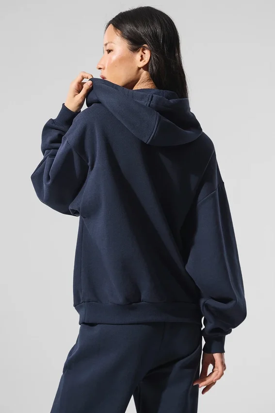 Sweat à capuche Accolade - Bleu marine