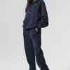 Sweat à capuche Accolade - Bleu marine