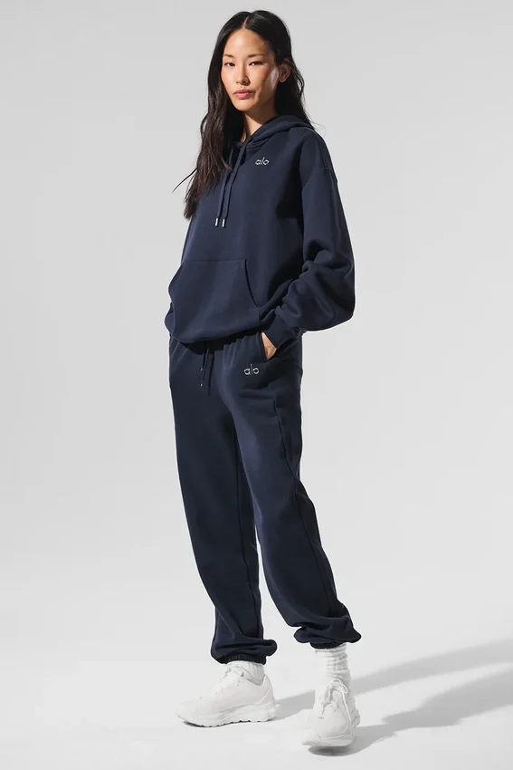 Sweat à capuche Accolade - Bleu marine