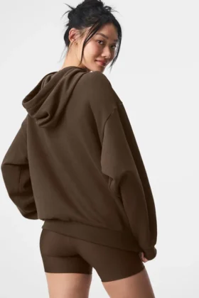 Sweat à capuche Accolade – Espresso