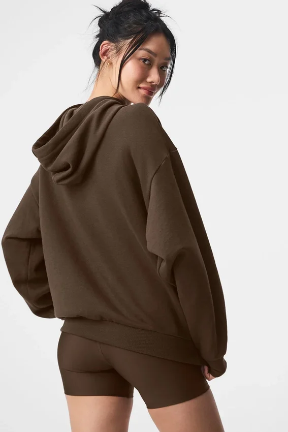 Sweat à capuche Accolade - Espresso