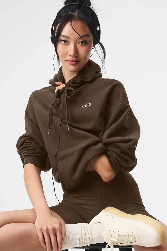 Sweat à capuche Accolade - Espresso