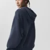 Sweat à capuche Accolade à fermeture éclair intégrale - Bleu marine