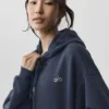 Sweat à capuche Accolade à fermeture éclair intégrale - Bleu marine
