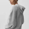 Sweat à capuche Accolade à fermeture éclair intégrale - Gris chiné athlétique