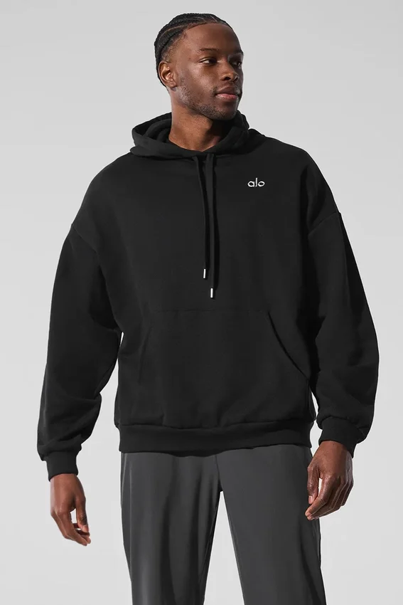 Sweat à capuche Accolade - Noir
