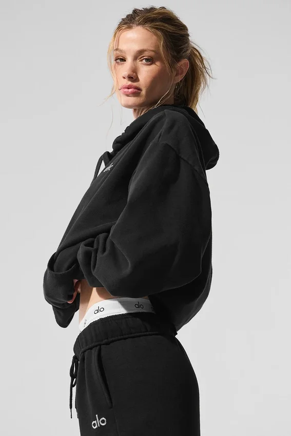 Sweat à capuche Accolade - Noir