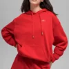 Sweat à capuche Accolade - Rouge vif