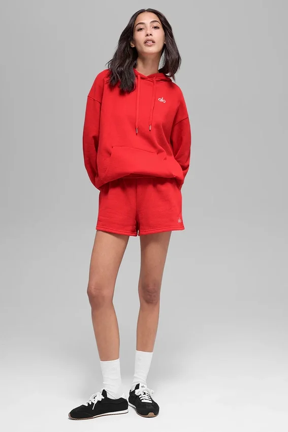 Sweat à capuche Accolade - Rouge vif