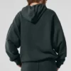 Sweat à capuche Accolade - Vert anthracite