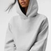 Sweat à capuche Bae - Gris chiné athlétique