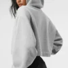 Sweat à capuche Bae - Gris chiné athlétique