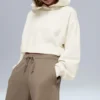 Sweat à capuche Bae - Ivoire
