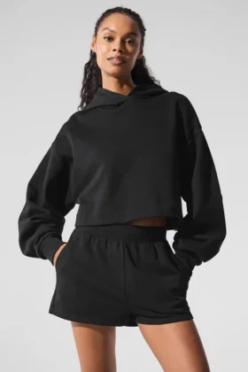 Sweat à capuche Bae - Noir