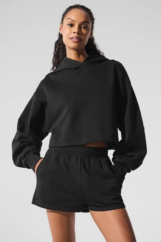 Sweat à capuche Bae - Noir