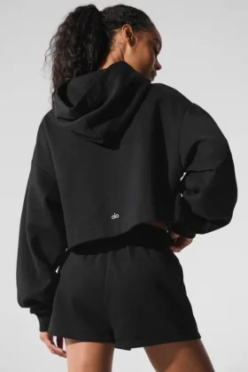 Sweat à capuche Bae – Noir
