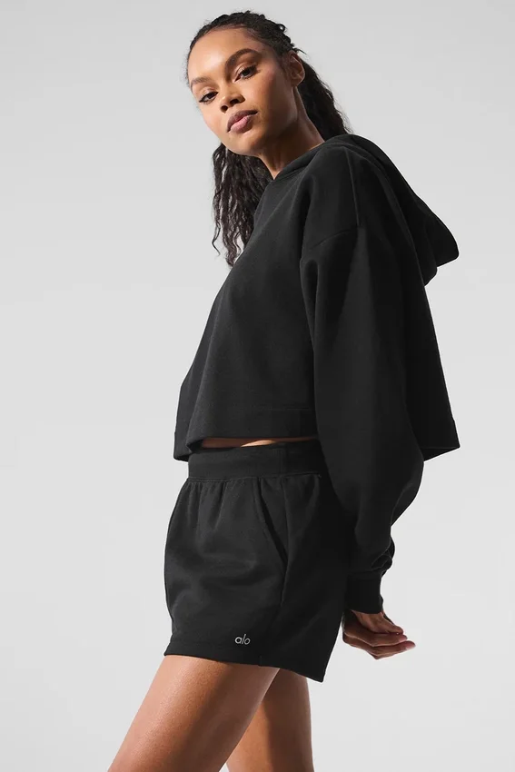 Sweat à capuche Bae - Noir