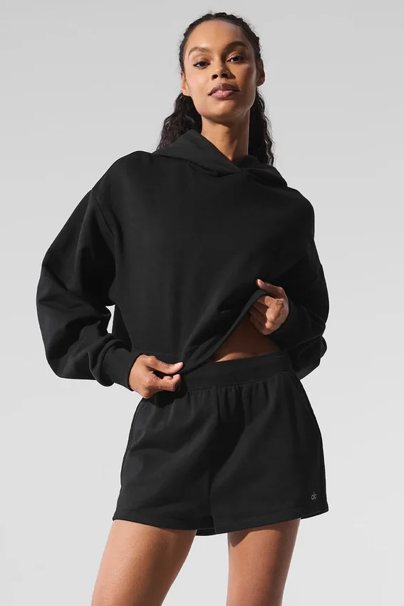 Sweat à capuche Bae - Noir
