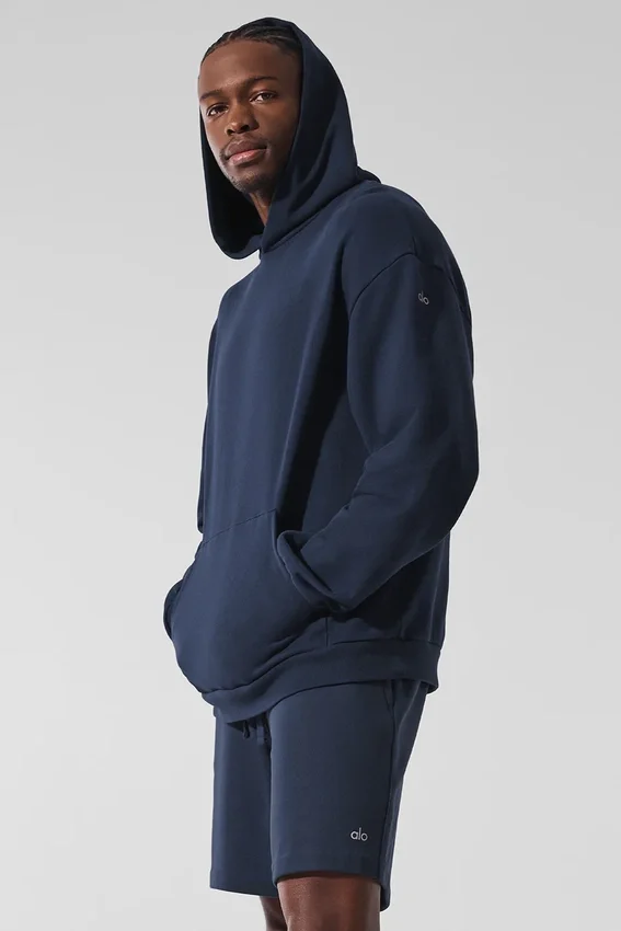 Sweat à capuche Chill - Bleu marine