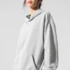 Sweat à capuche Chill - Gris chiné athlétique