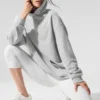Sweat à capuche Chill - Gris chiné athlétique