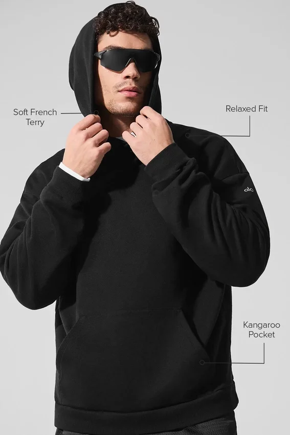 Sweat à capuche Chill - Noir