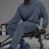 Sweat à capuche « Chill Vintage Wash » – Délavage Bluestone