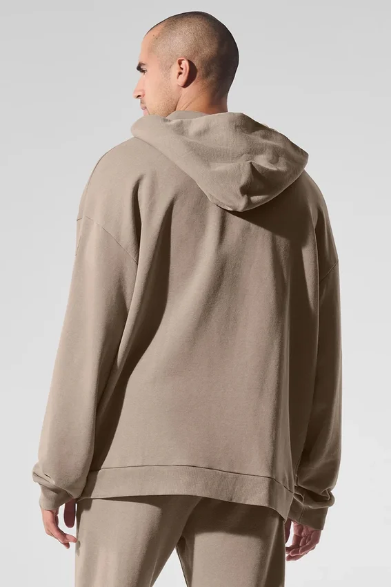 Sweat à capuche « Chill Vintage Wash » – Délavage « Gravel »