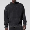 Sweat à capuche « Chill Vintage Wash » – Délavage noir