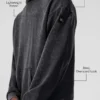 Sweat à capuche « Chill Vintage Wash » – Délavage noir