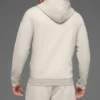 Sweat à capuche d'intérieur gaufré - Bone