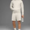 Sweat à capuche d'intérieur gaufré - Bone