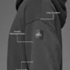 Sweat à capuche Double Take - Anthracite