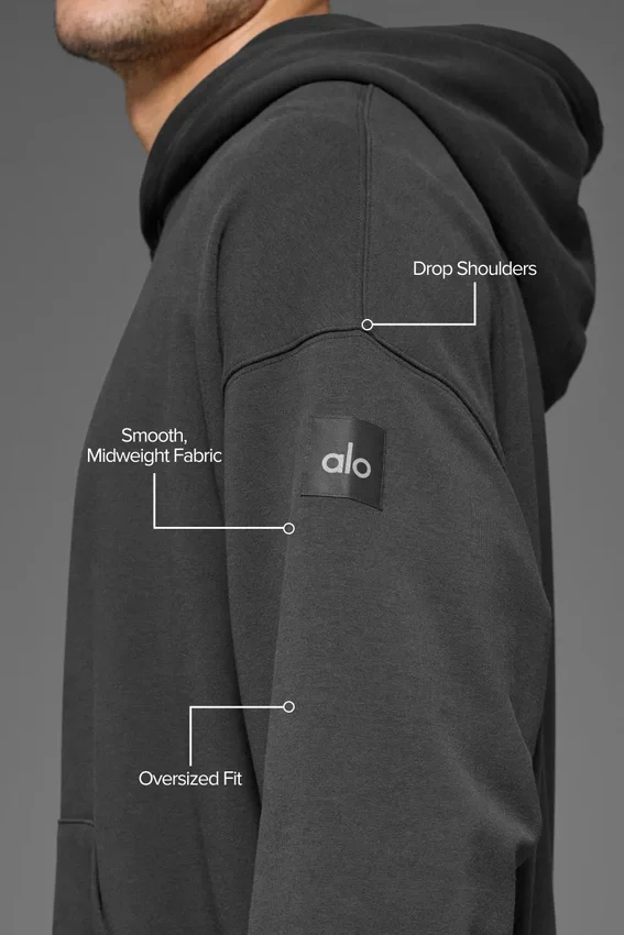 Sweat à capuche Double Take - Anthracite