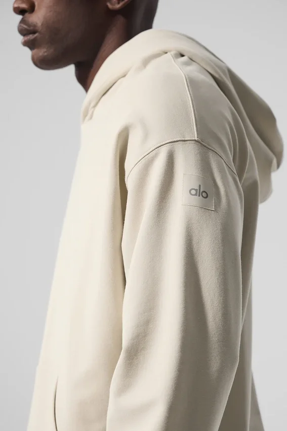 Sweat à capuche Double Take - Beige