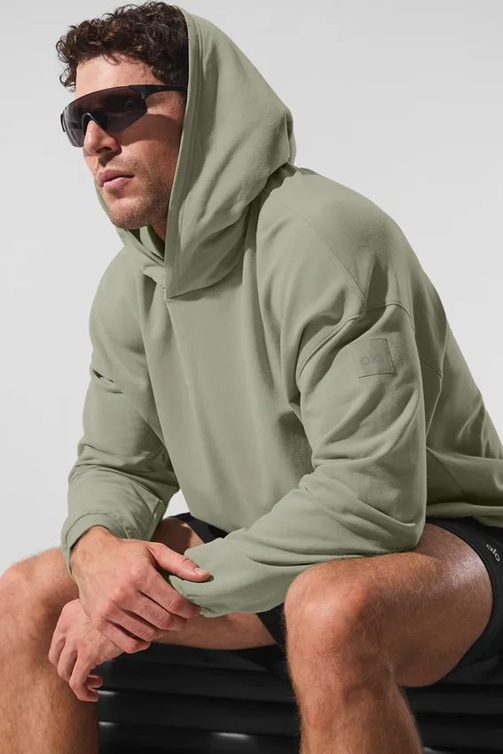 Sweat à capuche Double Take - Limestone