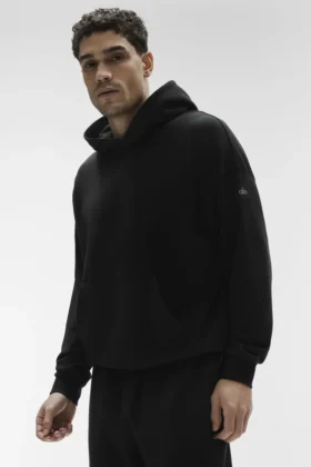 Sweat à capuche Double Take - Noir