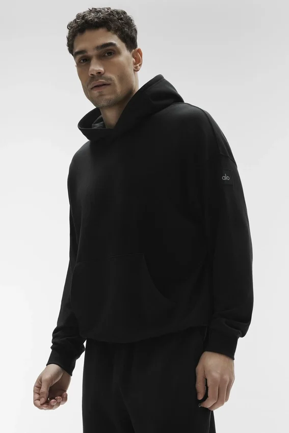 Sweat à capuche Double Take - Noir