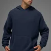 Sweat à capuche en maille Sports Club - Bleu marine
