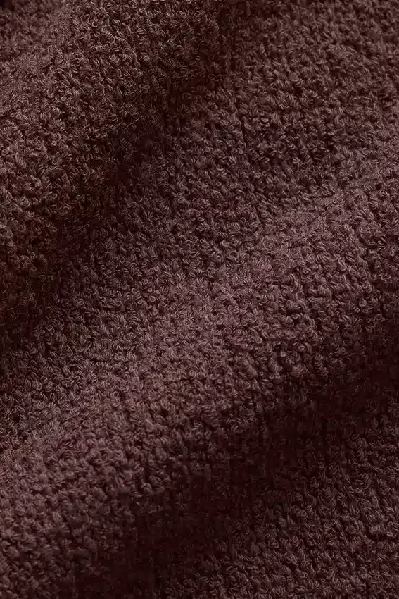 Sweat à capuche en maille texturée - Brownstone