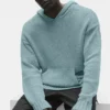 Sweat à capuche en maille texturée - Desert Sage