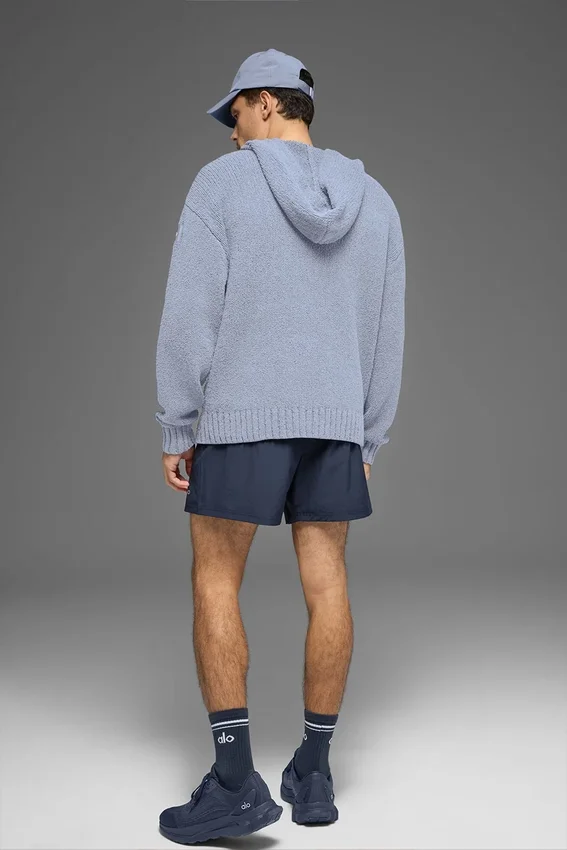 Sweat à capuche en maille texturée - Winter Frost