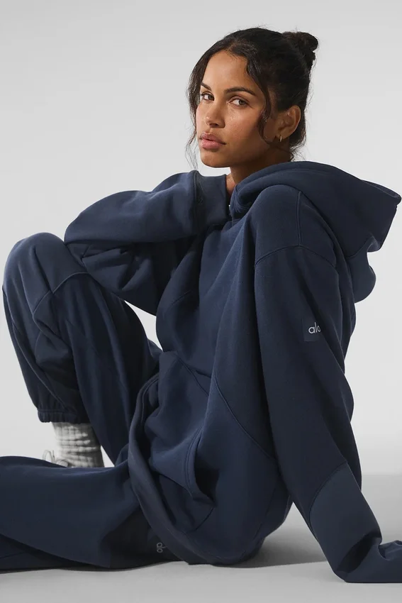 Sweat à capuche Make Waves - Bleu marine dégradé