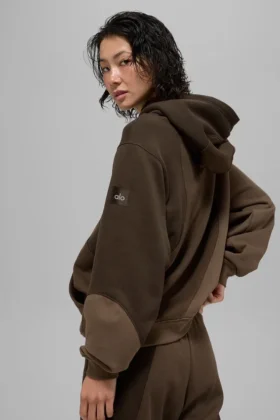 Sweat à capuche Make Waves – Espresso ton sur ton