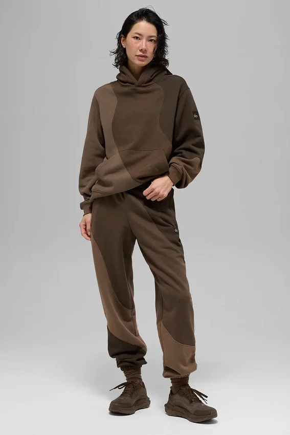 Sweat à capuche Make Waves - Espresso ton sur ton