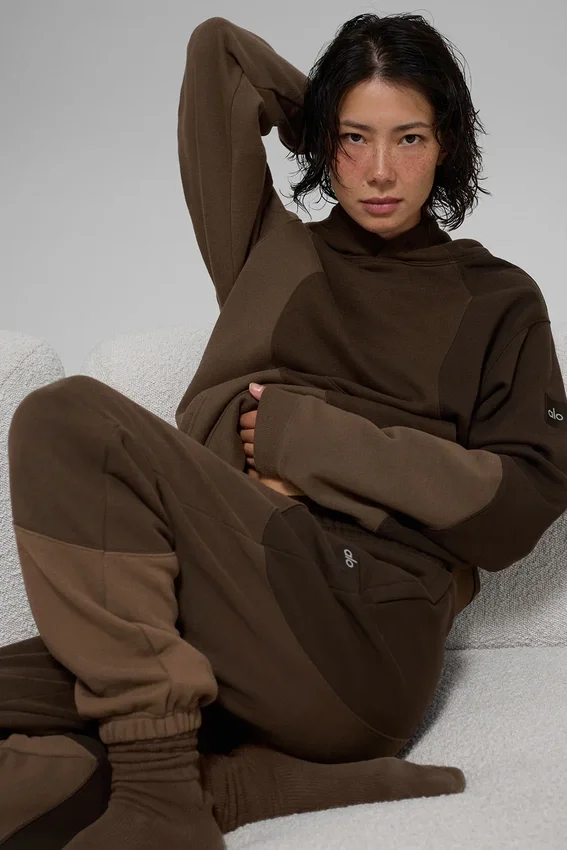 Sweat à capuche Make Waves - Espresso ton sur ton