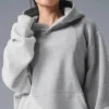 Sweat à capuche Make Waves - Gris chiné athlétique ton sur ton
